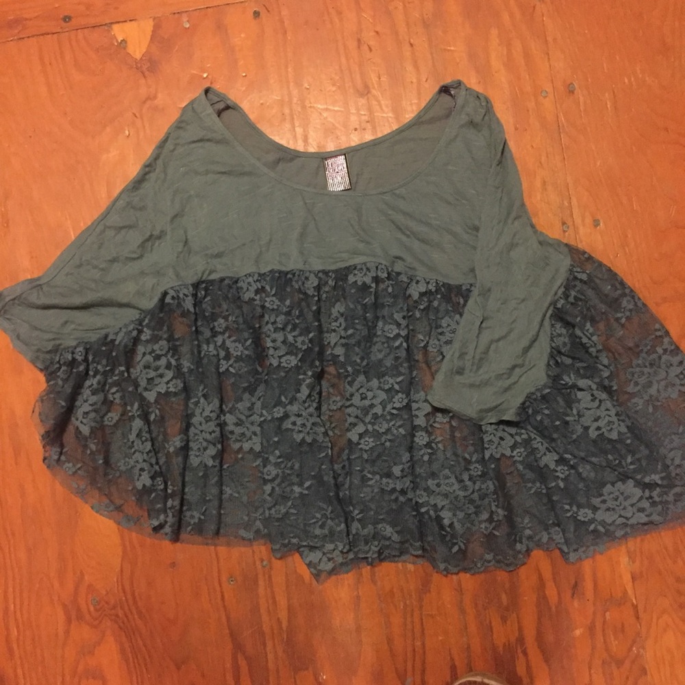 Vintage Free People Lace Top